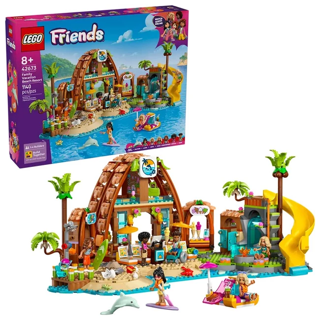 LEGO® Friends: Családi vakáció a tengerparti nyaralóban (42673)