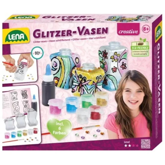 LENA: Csillogó üvegfestő kreatív szett