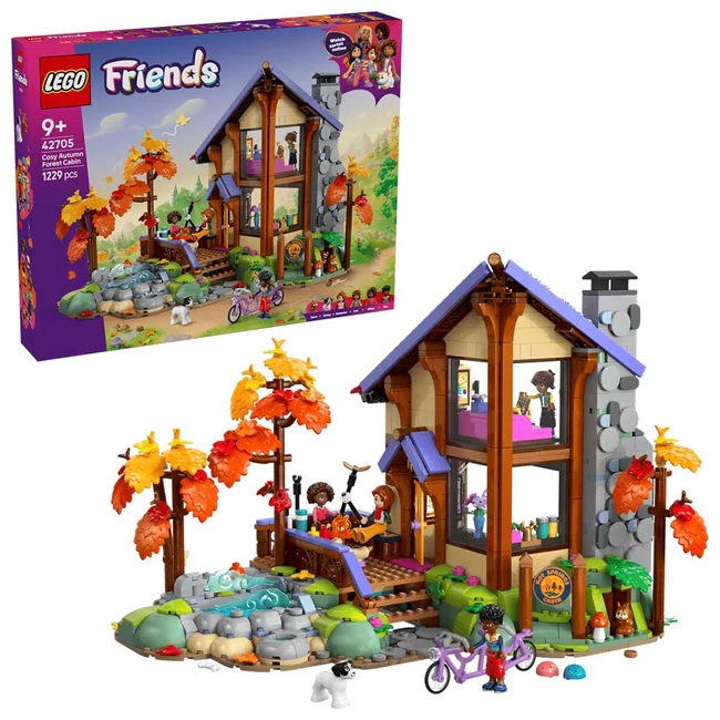 LEGO® Friends: Otthonos kabin az őszi erdőben (42705)