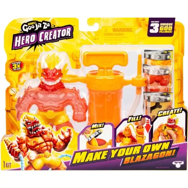 Heroes of Goo Jit Zu: Csináld magad nyújtható figura – Blazagon