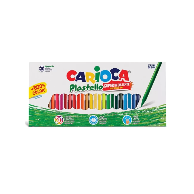 Plastello zsírkréta 30 db-os szett – Carioca
