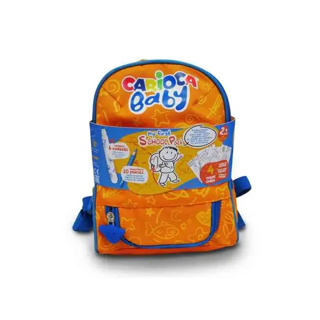 Baby hátizsák rajzeszközökkel 18×24 cm – Carioca