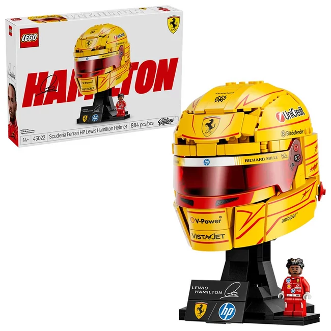 LEGO® Editions: Scuderia Ferrari HP Lewis Hamilton sisakja (43022)