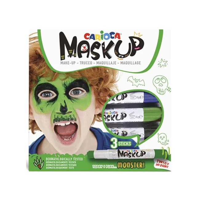 Carioca Maskup: Szörny arcfestő szett 3 színnel