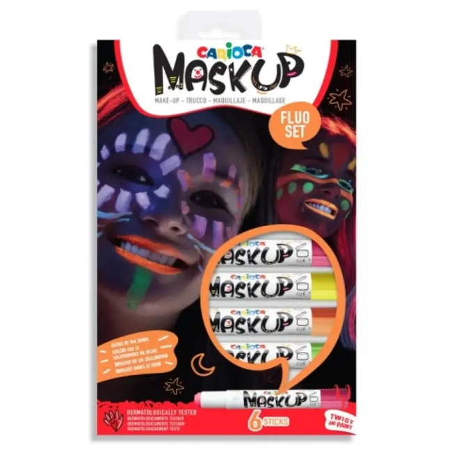MaskUp Neon 6 db-os arcfestő szett – Carioca