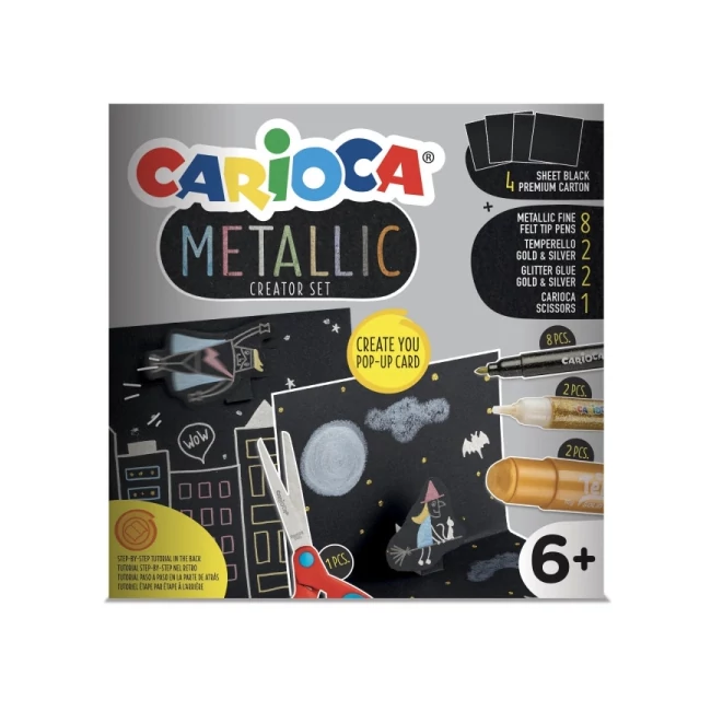 Metallic 17 db-os kreatív szett – Carioca