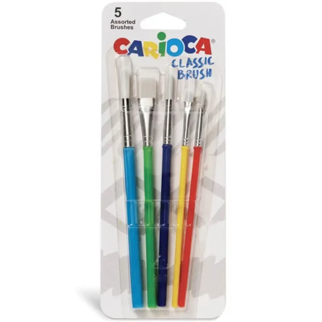 School Brush ecset szett 5 db-os – Carioca