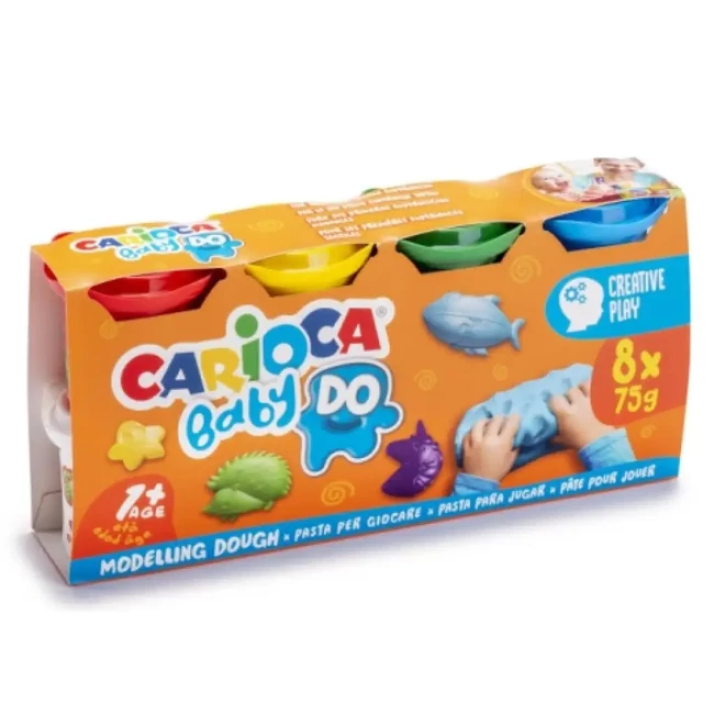 Baby Do 8 db-os színes gyurma szett – Carioca