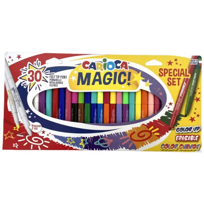 Mágikus filctoll készlet 30 db-os szett – Carioca