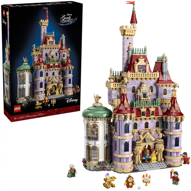LEGO® Disney: A szépség és a szörnyeteg kastélya (43263)