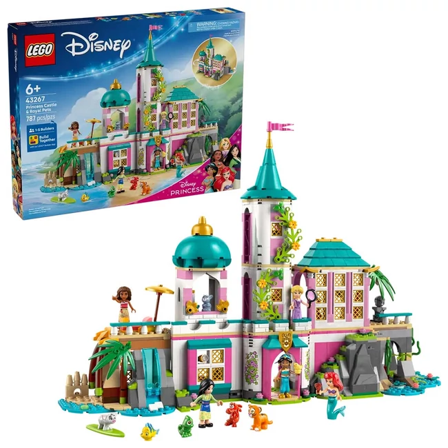 LEGO® Disney: Hercegnőkastély és a hercegnők állatkái (43267)