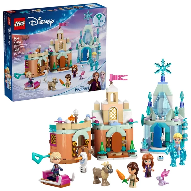 LEGO® Disney: Arendelle kastély és Elza jégpalotája (43278)