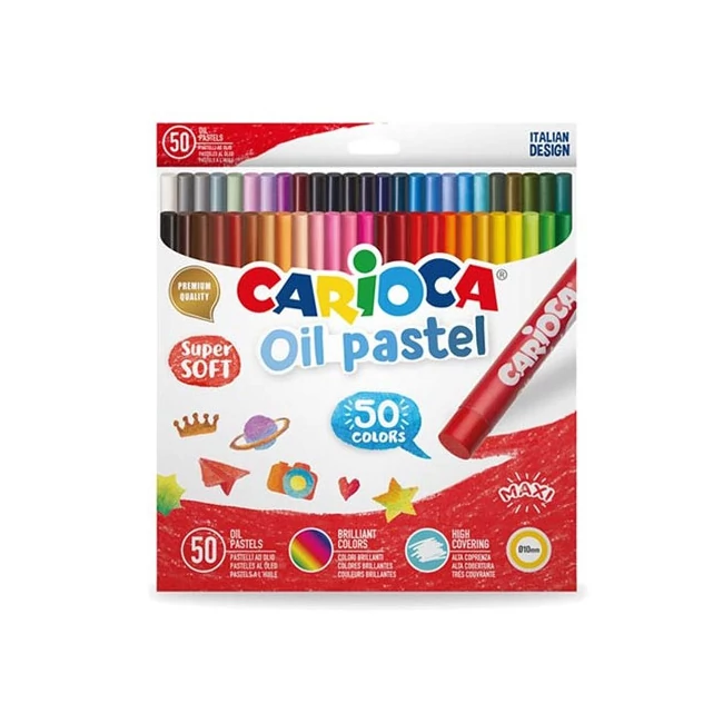 50 db-os olajpasztell kréta szett – Carioca