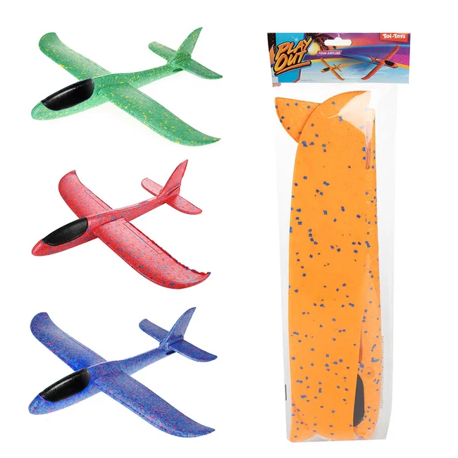 Play Out: Összeszerelhető hungarocell repülő többféle színben 1 db