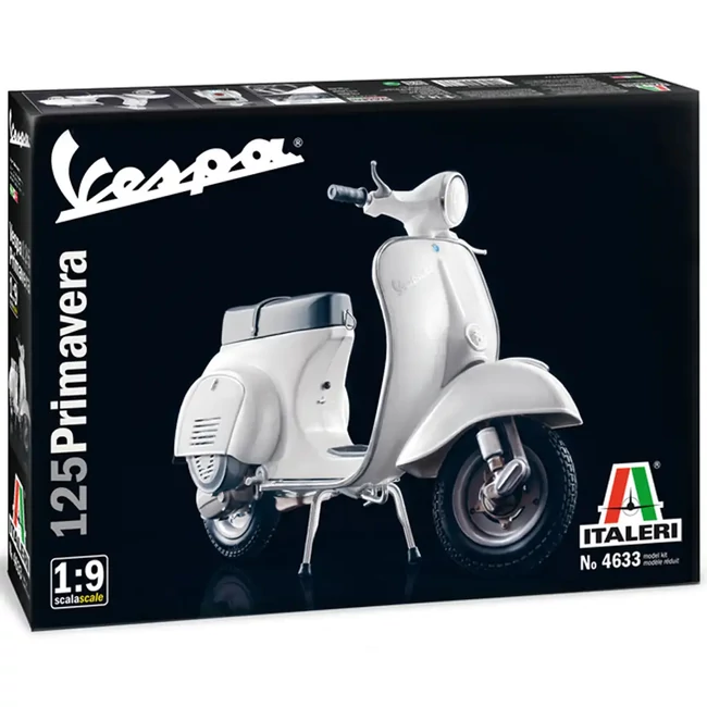 Italeri 1/9 Vespa 125 Primavera robogó makett