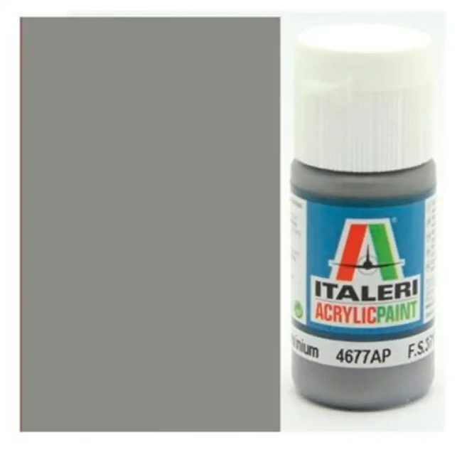 Italeri Metal Flat Aluminium (4677AP) – Metál matt ezüst makett festék 20ml