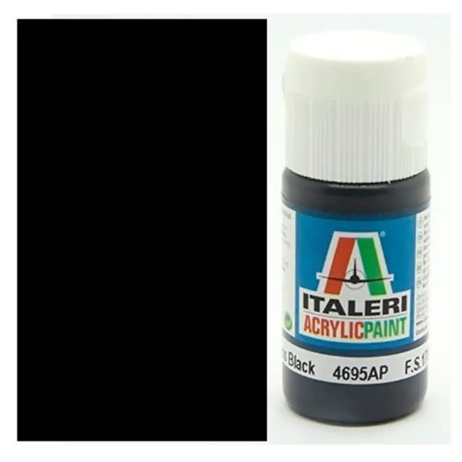 Italeri Gloss Black (4695AP) – Fényes fekete makett festék 20ml