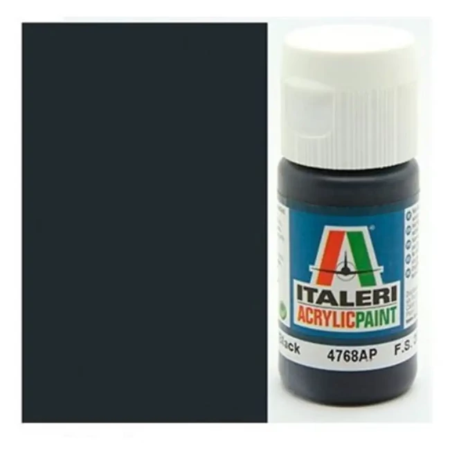 Italeri Flat Black (4768AP) – Matt fekete makett festék 20ml