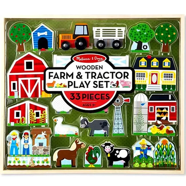 Farm fa játékszett 33 elemmel – Melissa & Doug