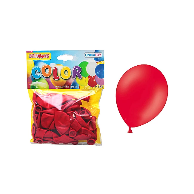 Piros lufi szett 24 db-os