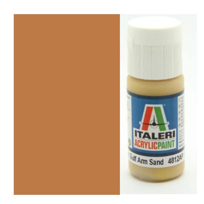 Italeri Flat US Army/Mar.Gulf Armor Sand (4812AP) – Matt US Army/Mar.Gulf páncélos sivatagi homok makett festék 20ml