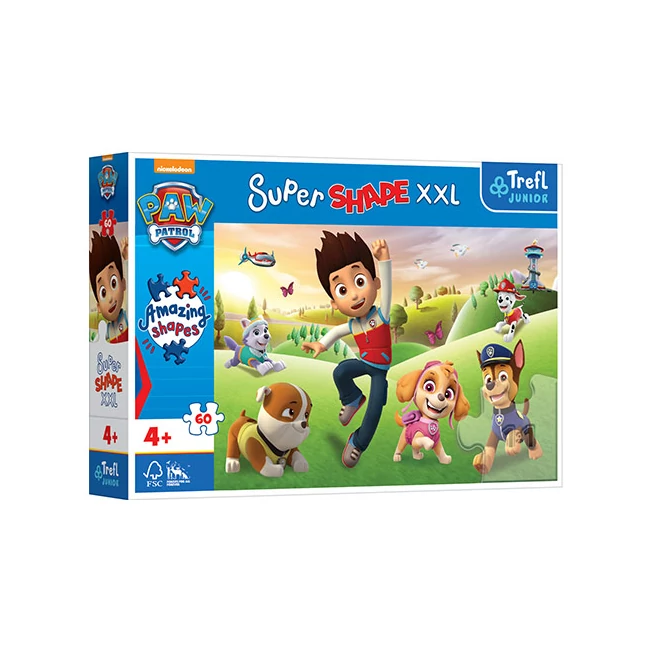 Mancs Őrjárat: Mosolygós kutyák 60 db-os XXL puzzle – Trefl