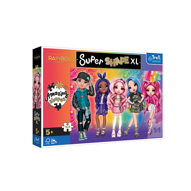 Rainbow High Stílusos frizurák 104 db-os XL puzzle – Trefl