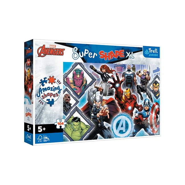 Bosszúállók: Kedvenc hőseid 104 db-os XL puzzle – Trefl