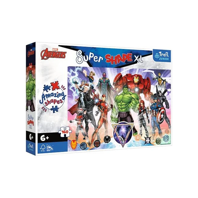Bosszúállók: Bevetésre készen álló hősök 160 db-os XL puzzle – Trefl