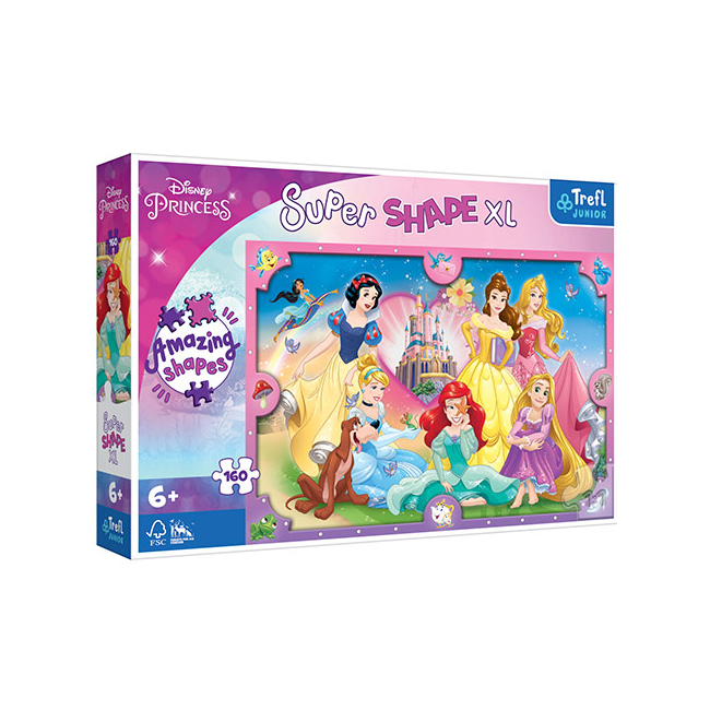 Disney Hercegnők a csodaországban 160 db-os XL puzzle – Trefl
