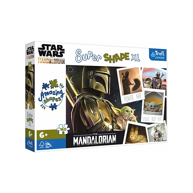 SW: A Mandalóri és Baby Yoda 160 db-os XL puzzle – Trefl