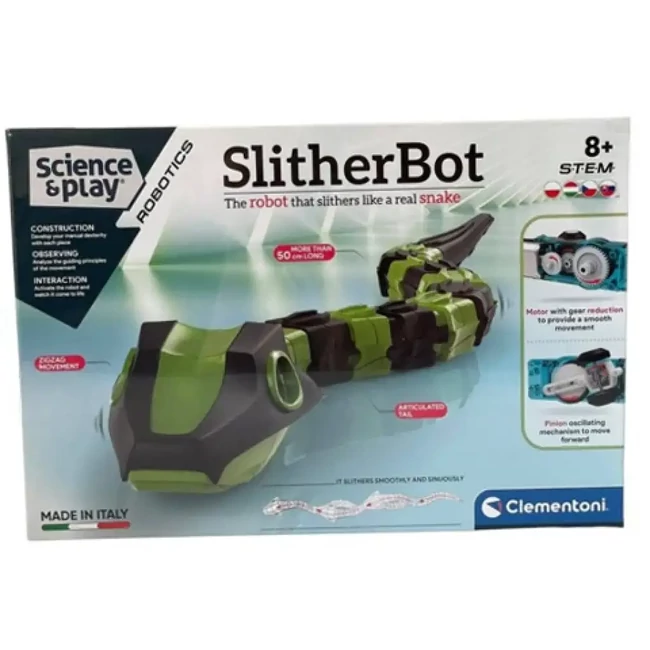 Science&Play: SlitherBot csúszó-mászó robot kígyó – Clementoni