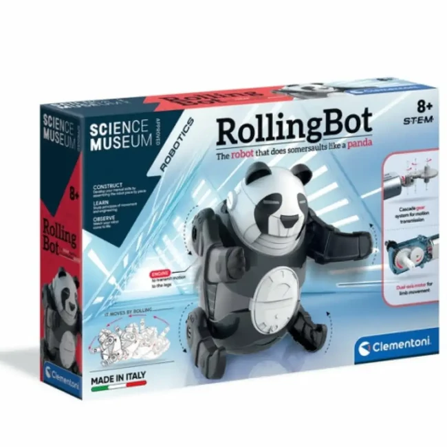 Science & Play: Rolling panda bot játékszett – Clementoni