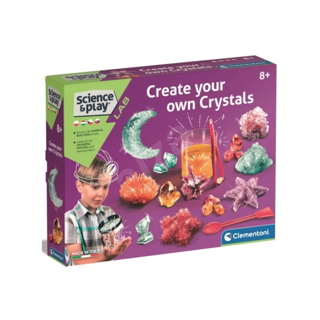 Science&amp;Play: Kristálykészítő játék készlet – Clementoni