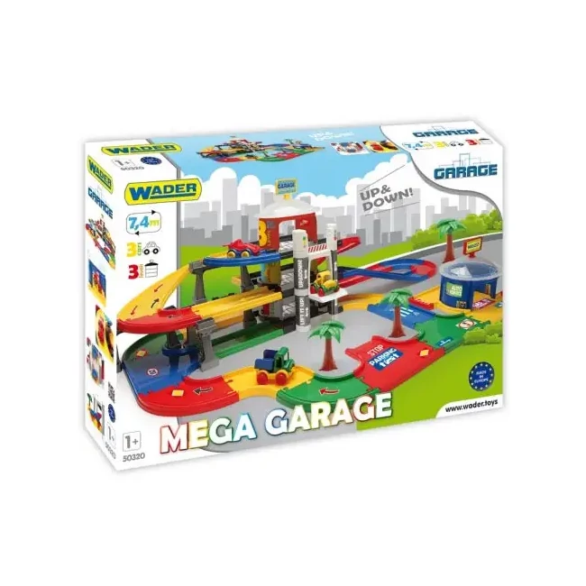 Kid Cars Mega 3 emeletes garázs lifttel 7,4 méter – Wader
