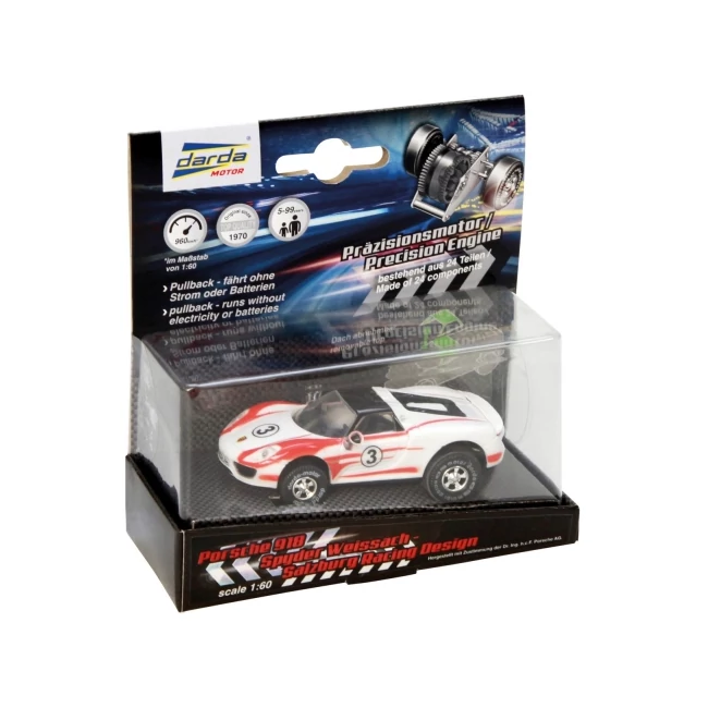 Darda: Porsche 918 Spyder No.:3 pályaautó hátrahúzható motorral 1/60