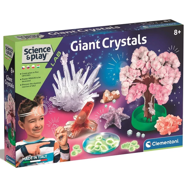 Science &amp; Play: Mega kristály készítő laboratórium szett – Clementoni