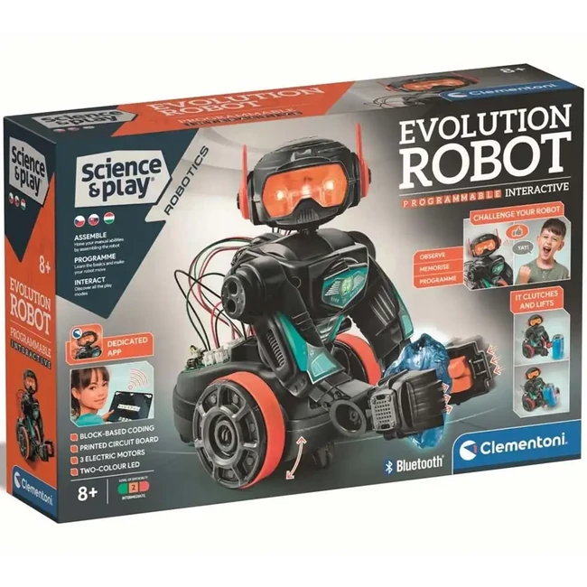 Science & Play: Evolution robot – Programozható játékrobot – Clementoni