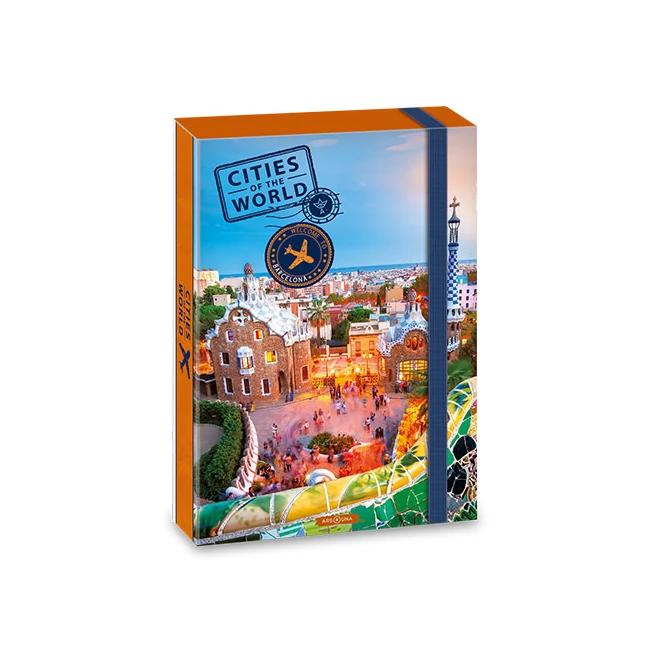 Ars Una: Cities of the World Barcelona városképe füzetbox A/4-es