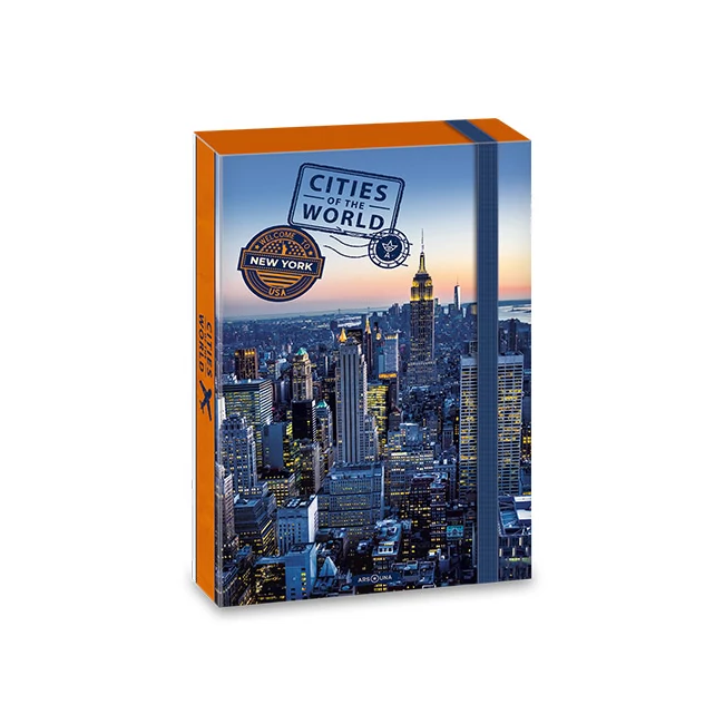 Ars Una: Cities of the World New York városképe füzetbox A/4-es