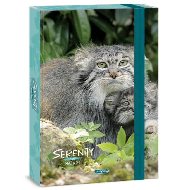 Ars Una: Serenity Manul A4-es füzetbox 4 cm-es gerincvastagsággal
