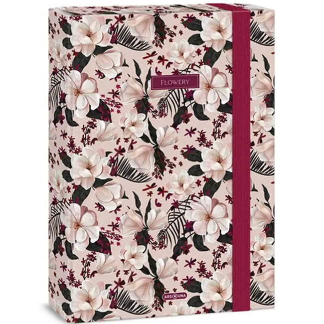 Ars Una: Flowery Pink A/4 füzetbox