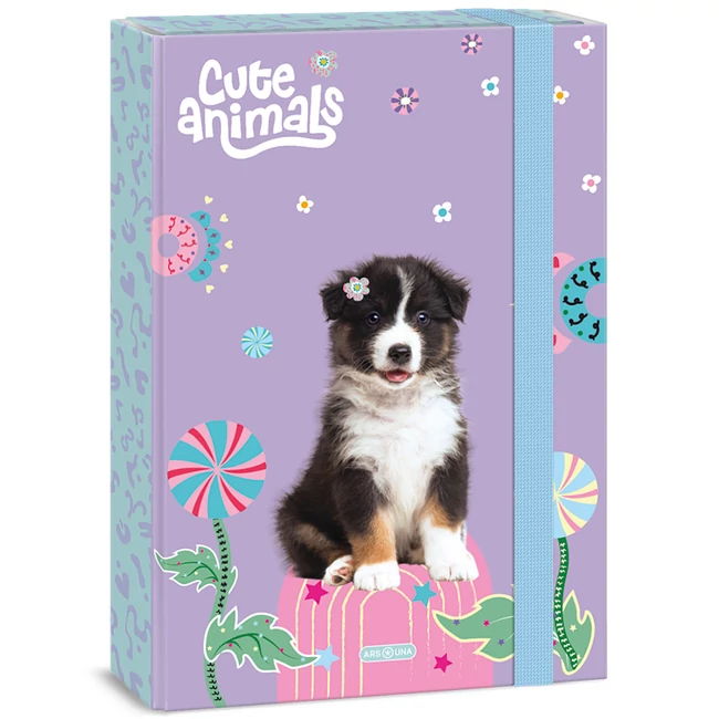 Ars Una: Cute animals – Aussie kutyás füzetbox A/4
