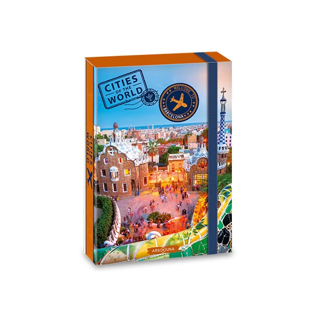 Ars Una: Cities of the World Barcelona városképe füzetbox A/5-ös