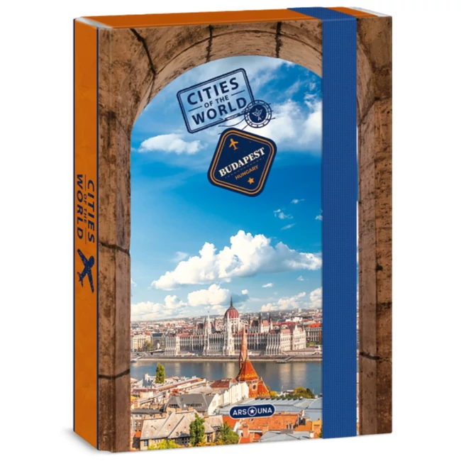 Ars Una: Cities – Budapest A5-ös füzetbox 4 cm-es gerincvastagsággal