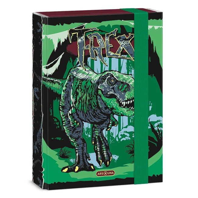 Ars Una: T-Rex mintás A5 füzetbox 16×22×3,5 cm