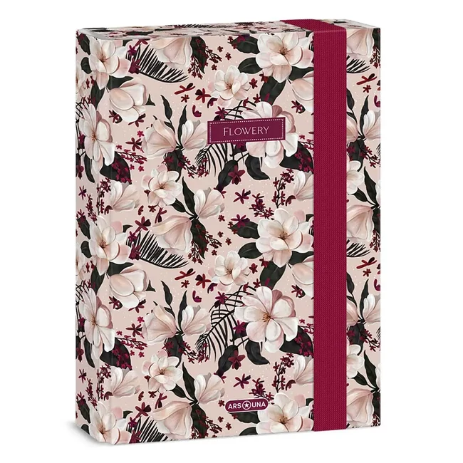 Ars Una: Flowery Pink A/5 füzetbox