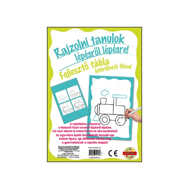 Rajzolni tanulok fiús fejlesztő tábla