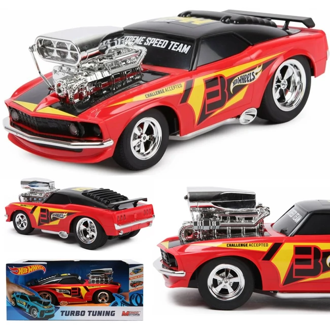Hot Wheells Turbo Tuning Classic Monster hátrahúzós kisautó 28 cm – Mondo Motors