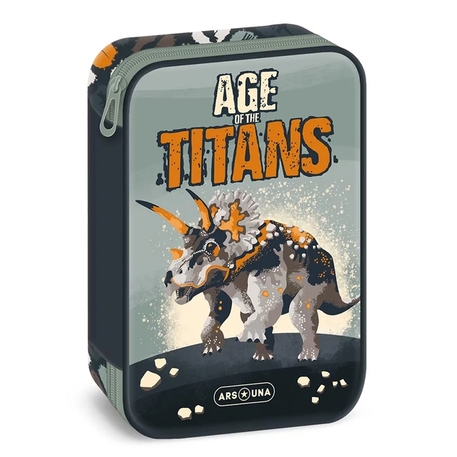 Ars Una: Age of the Titans többszintes kihajtható tolltartó 15,5×22,5×4,5 cm
